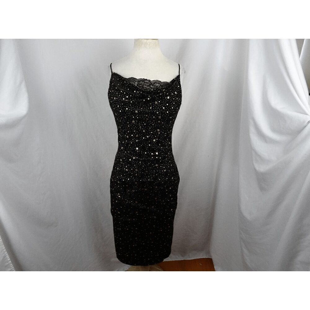 Miss Me Women Stars Black Dress Size S